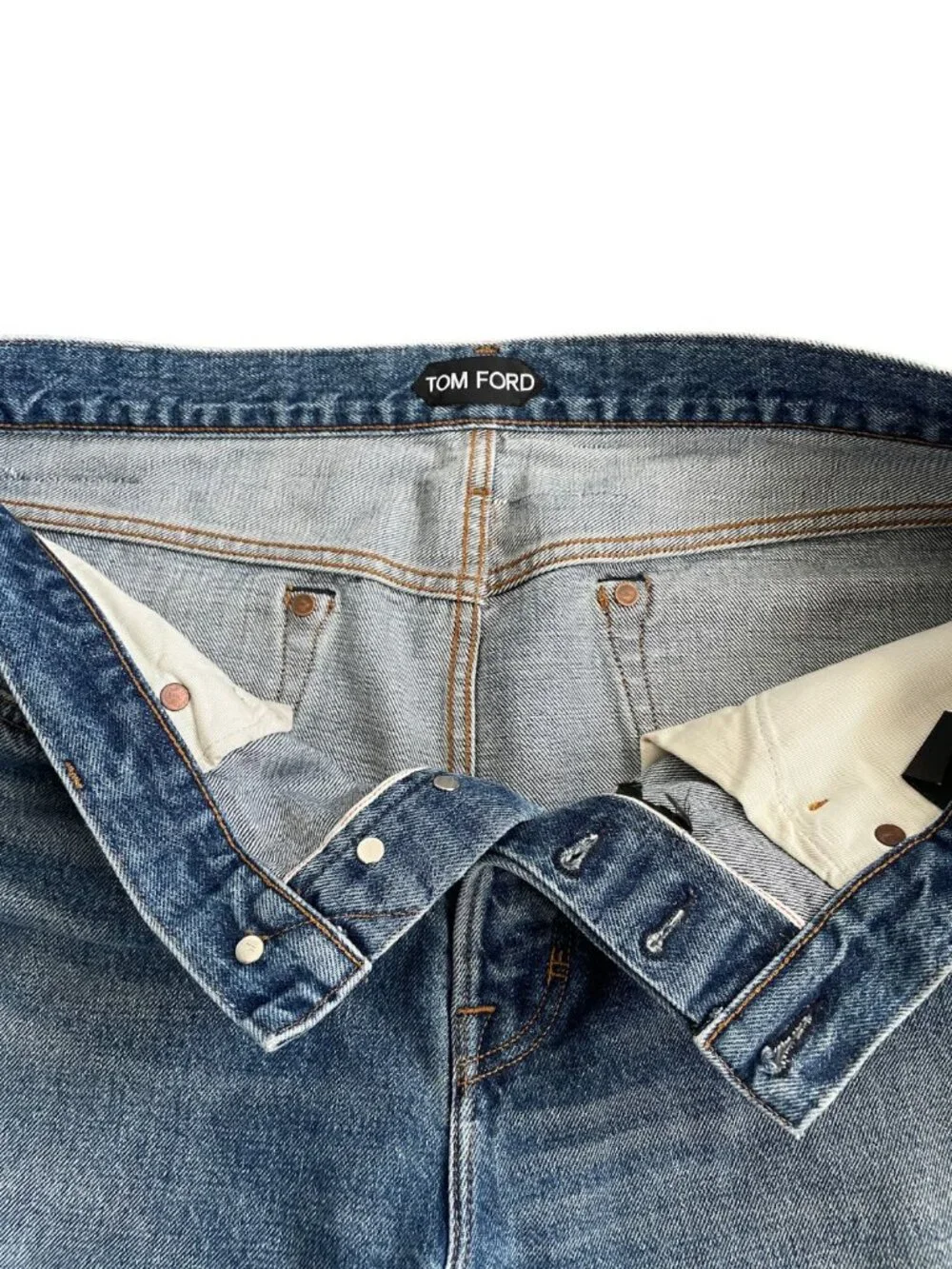 Tom Ford Men's Standard Fit Straight Selvedge Demin Jeans Sz 36 Made in USA